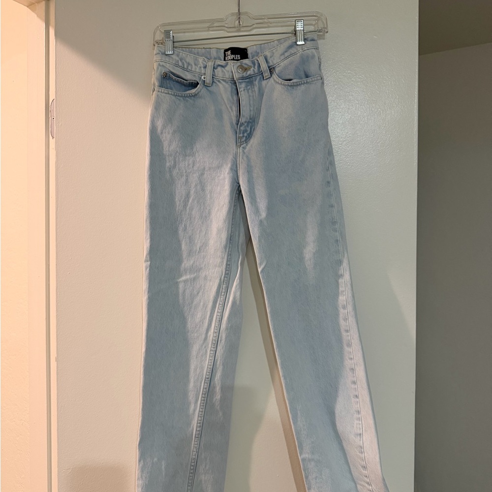 $0 SHIPPING The Kooples Light Blue Straight Leg Jeans
